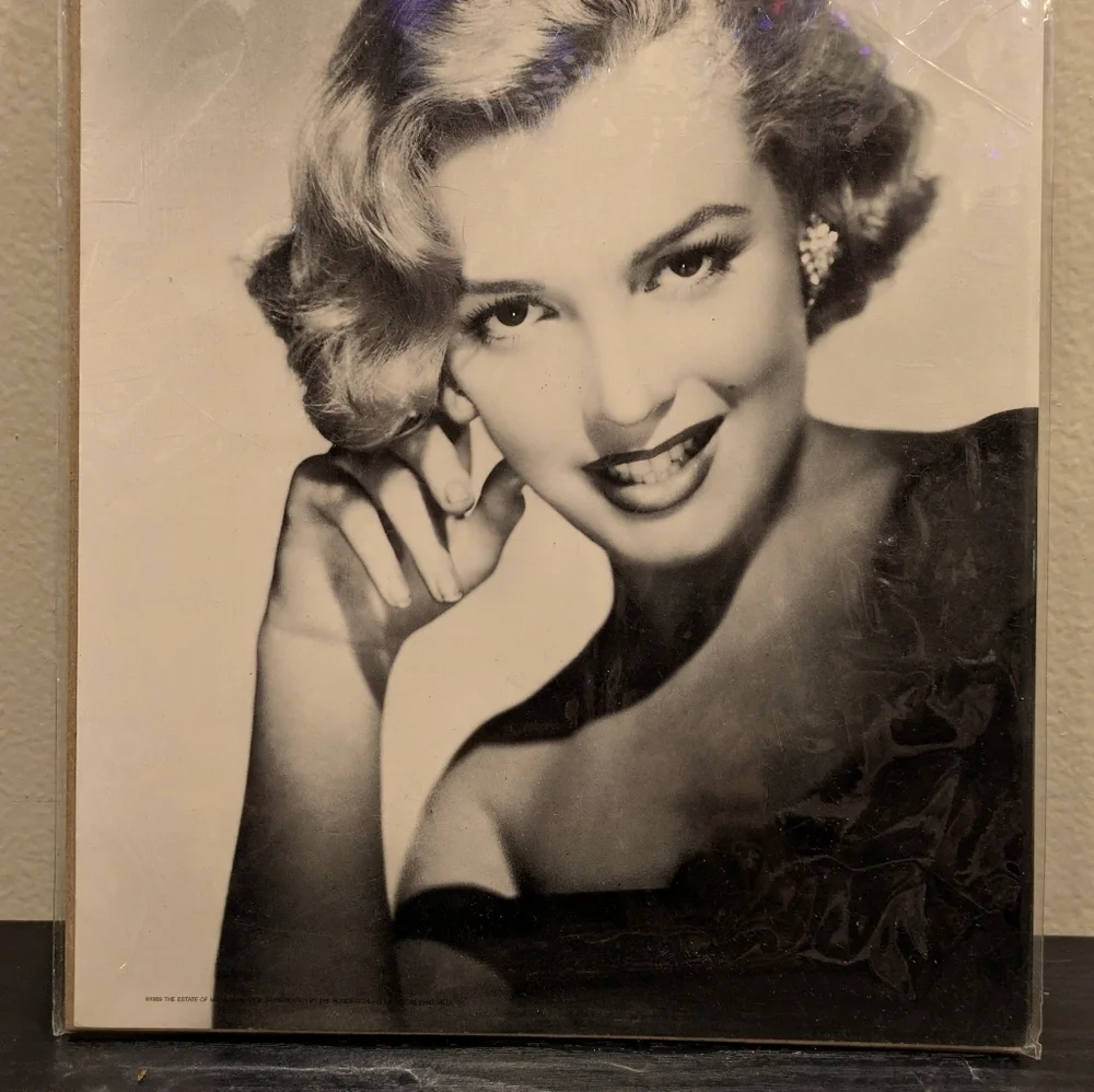 Black and White Vintage Portrait Print Advance Graphics 1989